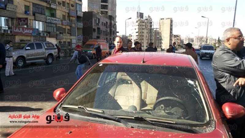 جانب من انفجار كوبرى