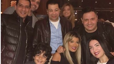 عبير صبري تشارك إدوارد الاحتفال بعيد ميلاده