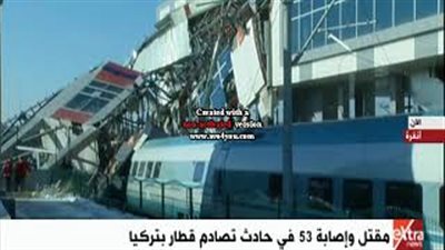 لقطات من موقع تصادم قطارين في تركيا (فيديو)