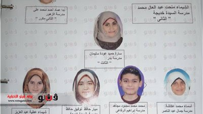 صور وأسماء أوائل الشهادة الإعدادية بجنوب سيناء