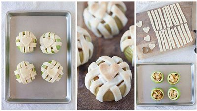 حلوى التفاح بقلوب «الفالنتين» من مطبخ الشيف ريمو