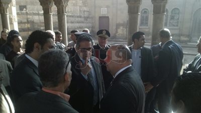 برلماني يتفقد أعمال ترميم قبة الإمام الشافعي برفقة وزير الآثار