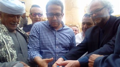 وزير الآثار يفتتح قدس الأقداس في معبد حتشبسوت (صور)