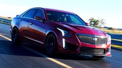 سيارة كاديلاك CTS-V تنافس «بي إم دبليو M5» ومرسيدس (فيديو)