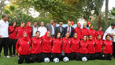 اليوم.. منتخب الكرة النسائية يتدرب استعدادا للمغرب