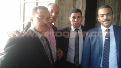 بالصور.. محامون أمام «الأعلى للقضاء» احتجاجا على نتيجة انتخابات النقابة