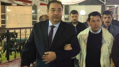 وزير الرياضة ونقيب الصحفيين يصلان الزمالك لافتتاح صالة الجمباز العالمية