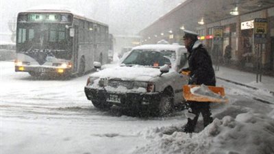 إصابة 43 شخصا في حوادث متعلقة بالثلوج في اليابان