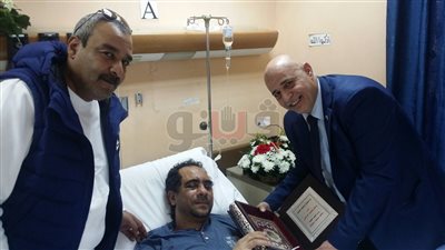 المصري المصاب بالكويت لـ«سعفان»: اهتمام بلدي بي جعل رأسي مرفوعا
