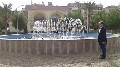 أول نافورة راقصة ببورسعيد.. حلم تحقق بالجهود الذاتية (فيديو وصور)