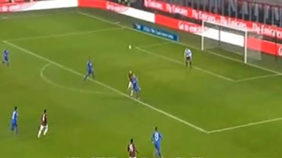 ميلان يتعادل مع بولونيا 1/1 في الشوط الأول (فيديو)