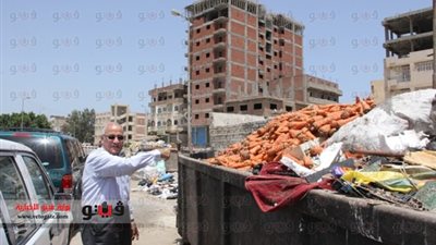 بالصور.. القمامة تستقبل الحملاوي بكفر الدوار