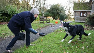 كلب الزعيمة.. حكاية الحيوان الأليف في حياة رئيسة وزراء بريطانيا