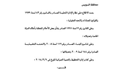 اعتماد المخطط التفصيلي لمنطقة امتداد 