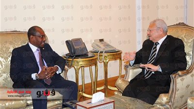 عاطف حلمي يلتقي أمين عام الاتحاد الدولي للاتصالات بالقرية الذكية