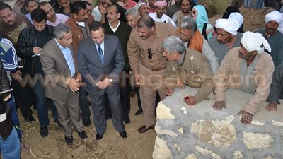 بالصور.. افتتاح مصرف زراعي بعزبة الكرايم بالإسماعيلية