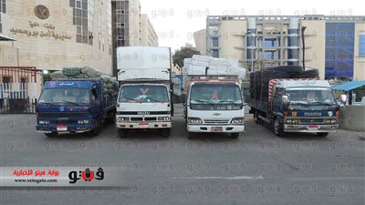 بالصور.. أمن بورسعيد يحبط محاولة تهريب 55 طن بضائع أجنبية