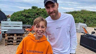 أول ظهور لـ كريستيان إريكسن بعد خروجه من المستشفى