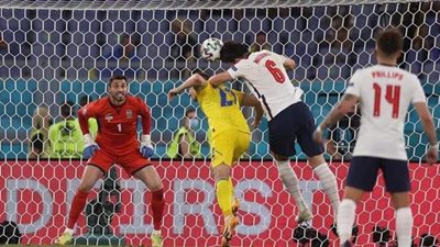 يورو 2020.. إنجلترا تسجل هدفين في 4 دقائق بشباك أوكرانيا