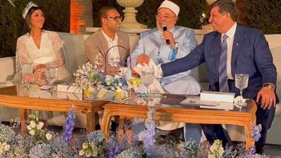 الخبير السياحي أشرف شيحة يحتفل بزفاف ابنته 