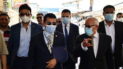 أشرف صبحي يتفقد مركز شباب الإستاد والمدينة الشبابية ببورسعيد
