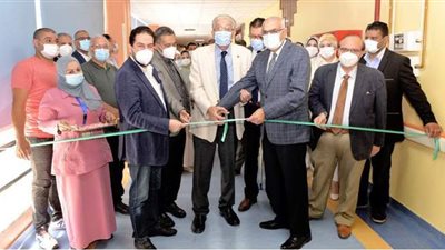 افتتاح وحدة الكلى الصناعى بمستشفى الأطفال بجامعة المنصورة