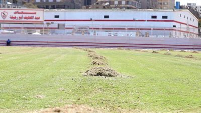 بدء أعمال الصيانة لاستاد عبد اللطيف أبو رجيلة بالزمالك