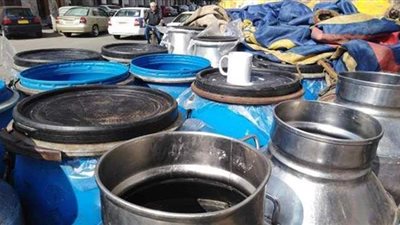 ضبط 5600 كيلو ألبان غير صالحة بالمنيا