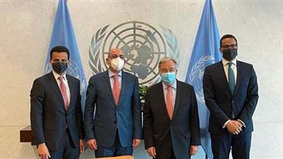 سكرتير عام الأمم المتحدة يُثني على رئاسة مصر للجنة بناء السلام