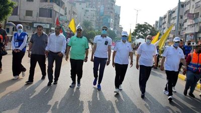 مسيرة شبابية بالقليوبية احتفالا بذكرى ثورة 30 يونيو | صور