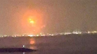 اللقطات الأولى لانفجار ميناء جبل علي بدبي | فيديو