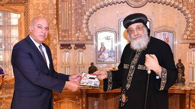 البابا تواضروس يستقبل سفير مصر الجديد في المجر