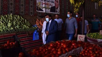 محافظ مطروح يتفقد المعرض اللوجسيتي للخضروات والفاكهة | صور