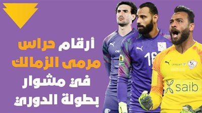 أرقام حراس مرمى الزمالك في مشوار بطولة الدوري| إنفوجراف