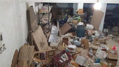 بـ2.5 مليون جنيه.. مضبوطات داخل بدروم يستخدم مخزن للأدوية بأسيوط | صور