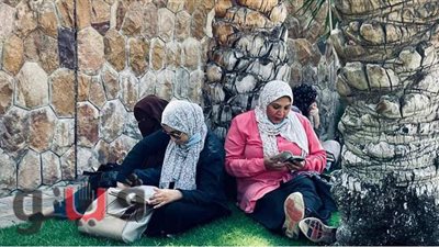 أولياء الأمور يفترشون الحديقة المقابلة للجنة مصطفى أبو عميرة بمصر الجديدة | فيديو