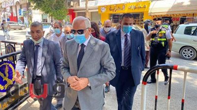 جولة لمحافظ الجيزة على لجان الثانوية بمدارس العجوزة | فيديو وصور