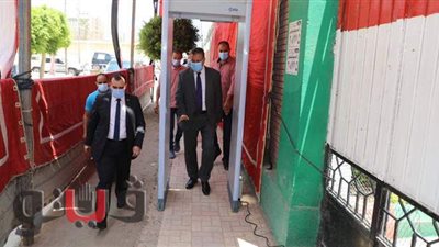 محافظ المنوفية يتفقد لجان الثانوية العامة | صور