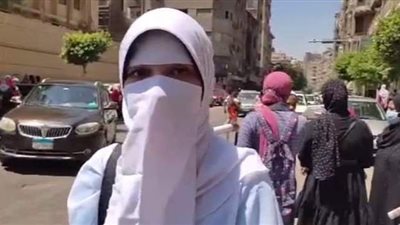 طالبة بالثانوية العامة: امتحان العربي مش مرعب ولكنه نظام مختلف وجديد | فيديو