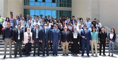 وزير التعليم العالي يتفقد جامعة العلمين الدولية