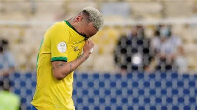 انهيار نيمار بعد خسارة البرازيل لقب كوبا أمريكا أمام الأرجنتين | صور