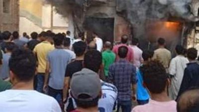 مصرع وإصابة 6 أشخاص بحريق معرض أجهزة بسوهاج