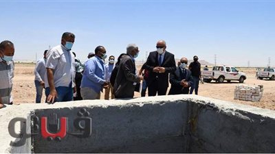 محافظ قنا يتفقد مشروع استكمال ري 12500 فدان  بقرية المراشدة | صور