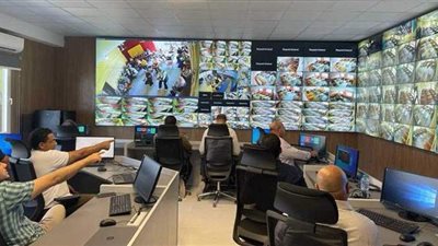 أول فيديو من داخل غرفة التحكم في كاميرات مراقبة امتحانات الثانوية العامة