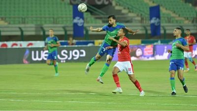 الأهلي يقسو على المقاصة برباعية ويقلص الفارق مع الزمالك بالدوري | صور
