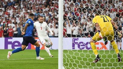نهائي يورو 2020.. إنجلترا تواصل تقدمها على إيطاليا بعد 25 دقيقة