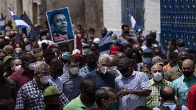 تظاهرات حاشدة ضد الحكومة في كوبا.. والرئيس يدعو أنصاره إلى الرد في الشارع