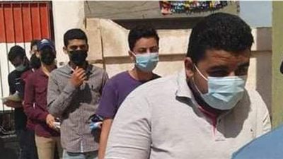 وسط إجراءات صحية وأمنية.. توافد طلاب القسم العلمي على اللجان بكفر الشيخ | صور