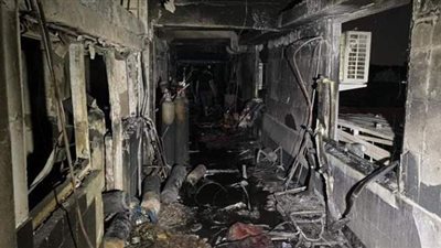 للمرة الثانية.. حريق هائل في مستشفى عزل مصابي كورونا بالعراق | فيديو