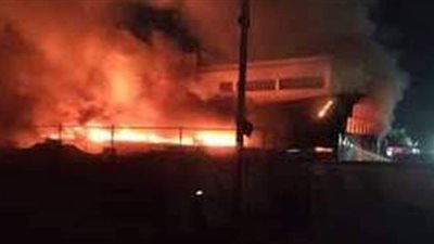 السيطرة على حريق مستشفى الحسين بالعراق